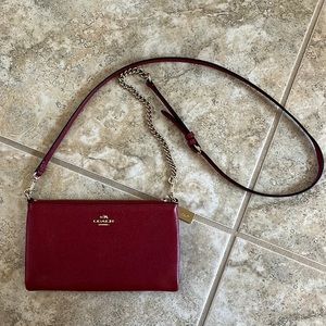 Coach crossbody clutch purse